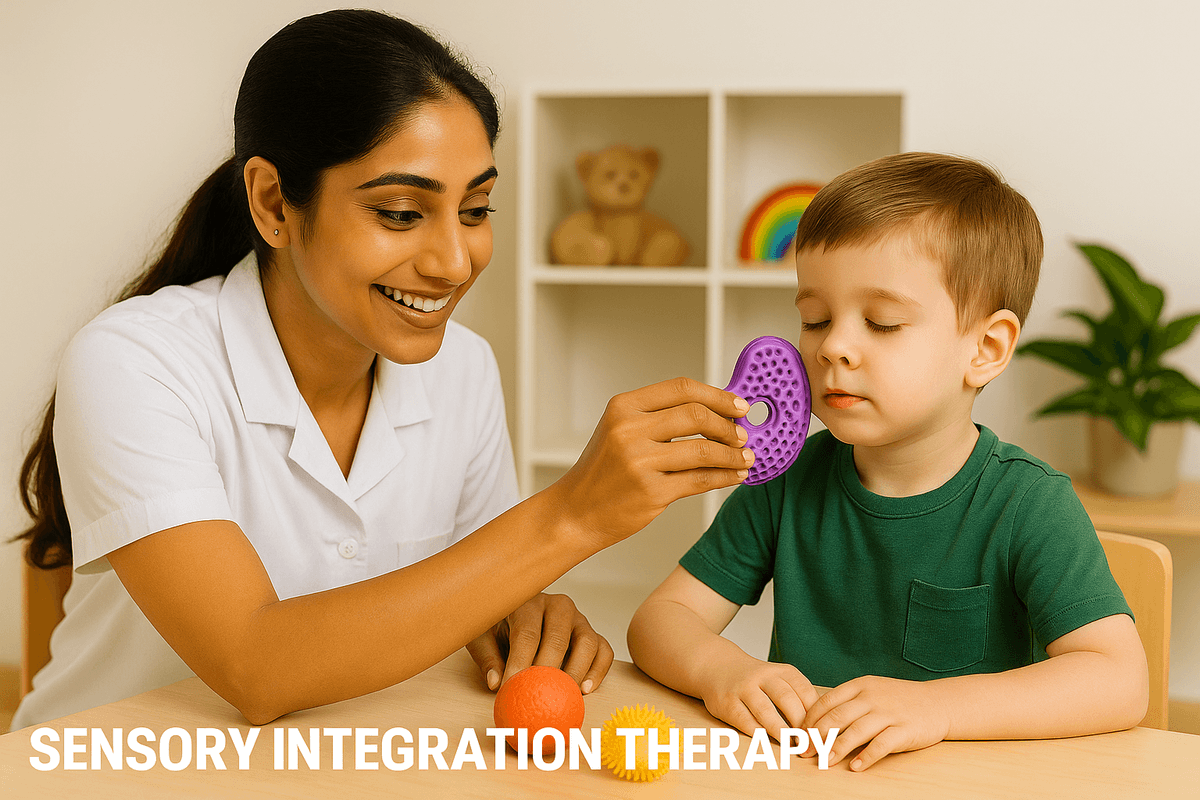 Child engaged in focused pre-academic table learning at Capybara Care Gurgaon